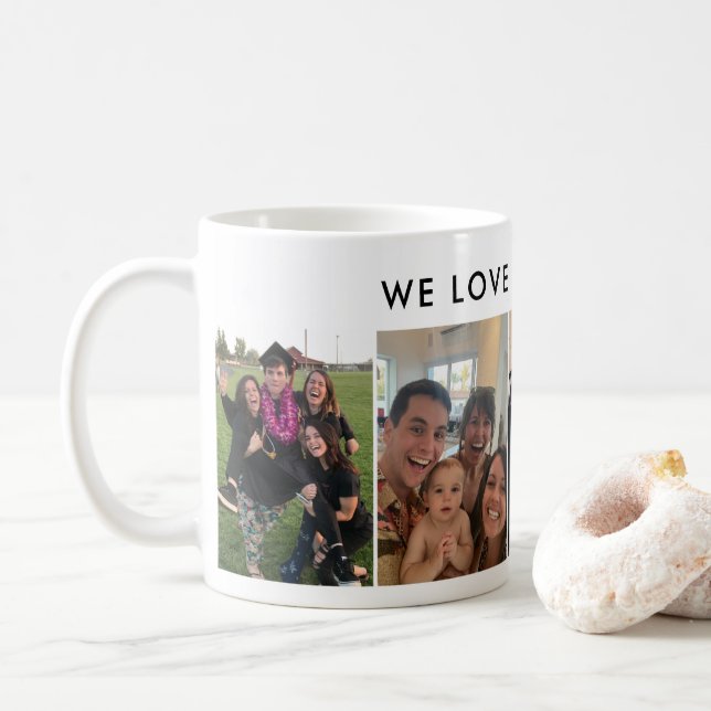Custom Photo Coffee Mug | Photo Mug Gift (With Donut)