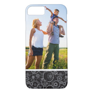 Custom Photo Cogwheels pattern iPhone 8/7 Case