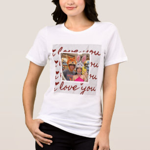 Custom Photo Collage Aesthetic couple Tshirt