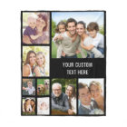 Custom Photo Collage Black