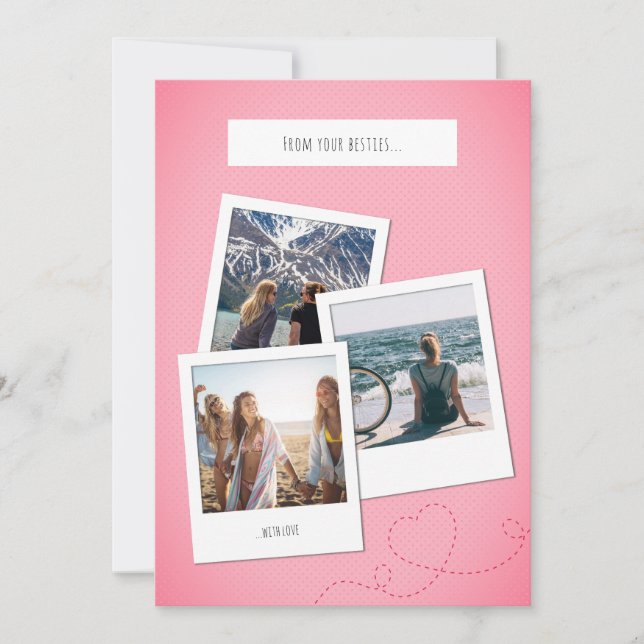 Custom Photo Collage Card + Inspirational Message (Front)