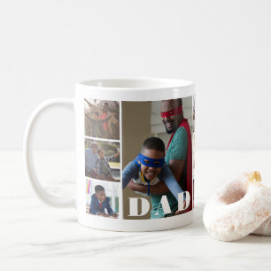 Custom Photo Collage Dad Father's Day Coffee Mug