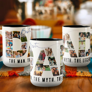 Custom Photo Collage Dad Mug
