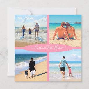 Custom Photo Collage Family Love Personalised Text