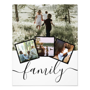 Custom Photo Collage Family Personalised Custom Print