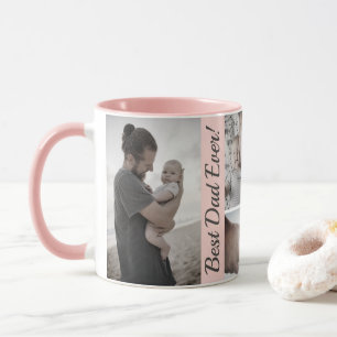 Custom Photo Collage Father's Day Mug