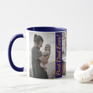Custom Photo Collage Father's Day Mug