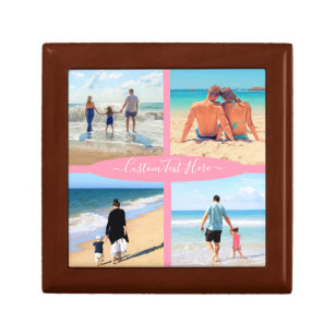 Custom Photo Collage Gift Box with Your Photos