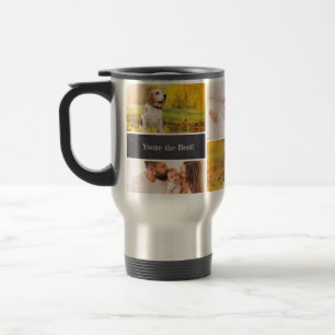 Custom photo collage gift idea You're the best Travel Mug