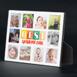 Custom Photo Collage Grandma Gifts Personalised  Plaque<br><div class="desc">Custom Photo Collage Grandma Gifts Personalised</div>