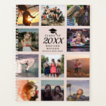 Custom Photo Collage Instagram Modern Chic Trendy Planner<br><div class="desc">Trendy and modern, Instagram friendly photo collage with a blush pink backdrop and grad cap illustration has a space for the student's name as well as for the name of the school. Customize with your favorite photos and start the year right with a personalized school planner that will surely lighten...</div>