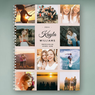 Custom Photo Collage Instagram Modern Chic Trendy Planner