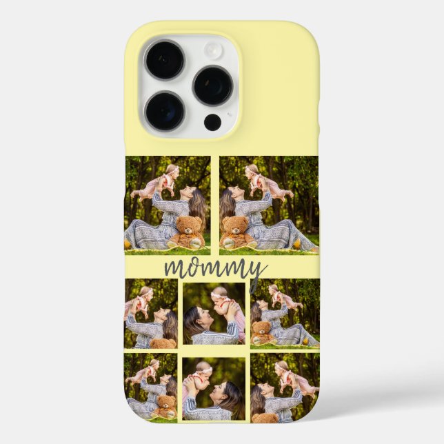 Custom Photo Collage iPhone Case – Personalised (Back)