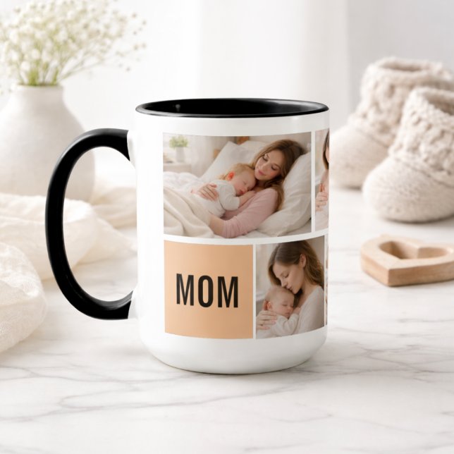 Custom Photo Collage Mother’s Day | Personalised  Mug (Custom Photo Collage Mother’s Day | Personalized Mug
)
