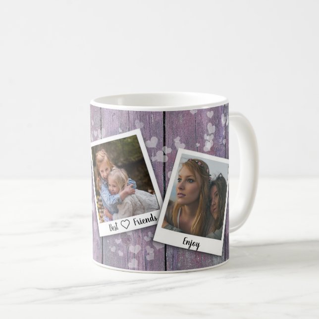 Custom Photo Collage Mug for Best Friends (Front Right)