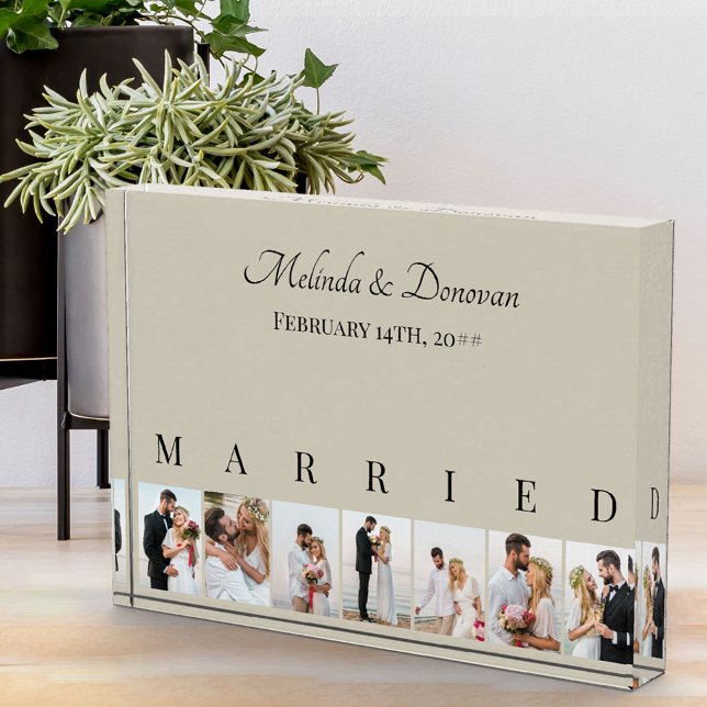 Custom Photo Collage Natural 7 Picture Wedding (Creator Uploaded)