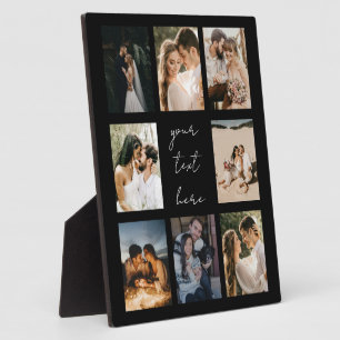 Custom Photo Collage Personalized Picture Family Plaque