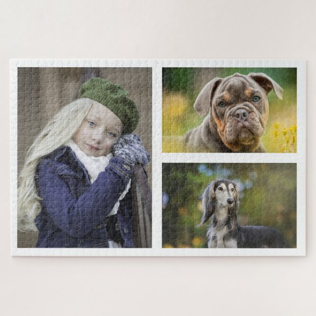 Custom Photo Collage Puzzle 1014 Pieces (Horizontal)