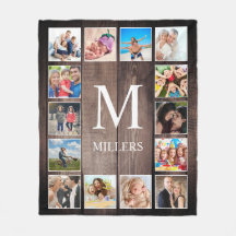 Custom Photo Collage Rustic Farmhouse Family