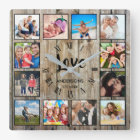 Custom Photo Collage Rustic Farmhouse Love Family