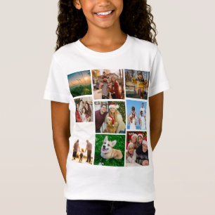 Custom Photo Collage Shirt, Custom 9 Photos T-Shirt