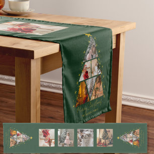 Custom Photo Collage Table Runner