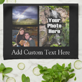 Custom Photo Collage Tea Towel