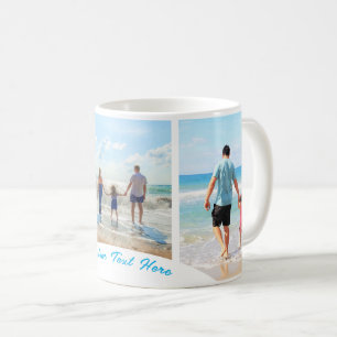 Custom Photo Collage Text Mug Your Family Photos