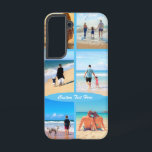 Custom Photo Collage Text Your Family Photos Samsung Galaxy Case<br><div class="desc">Custom Colour and Font - Samsung Galaxy Cases or iPhone Cases with Your Photo Collage Family Love Personalised Text - Mother / Father / Child / Parents / Couple - Modern Custom Photos Unique Your Own Design - Special Family / Friends or Personal Phone Cases Gift - Add Your Photos...</div>