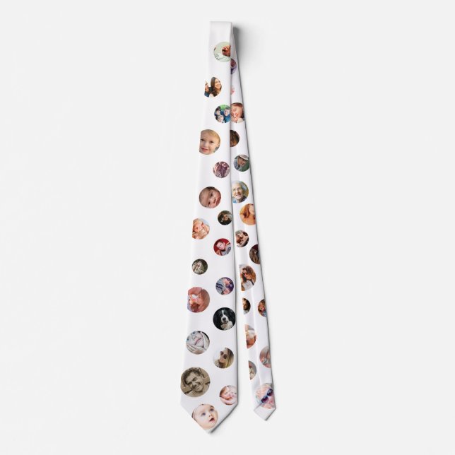 Custom Photo Collage Tie (Front)