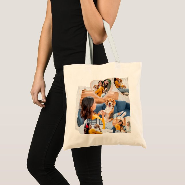 Custom Photo Collage Tote Bag  (Front (Product))