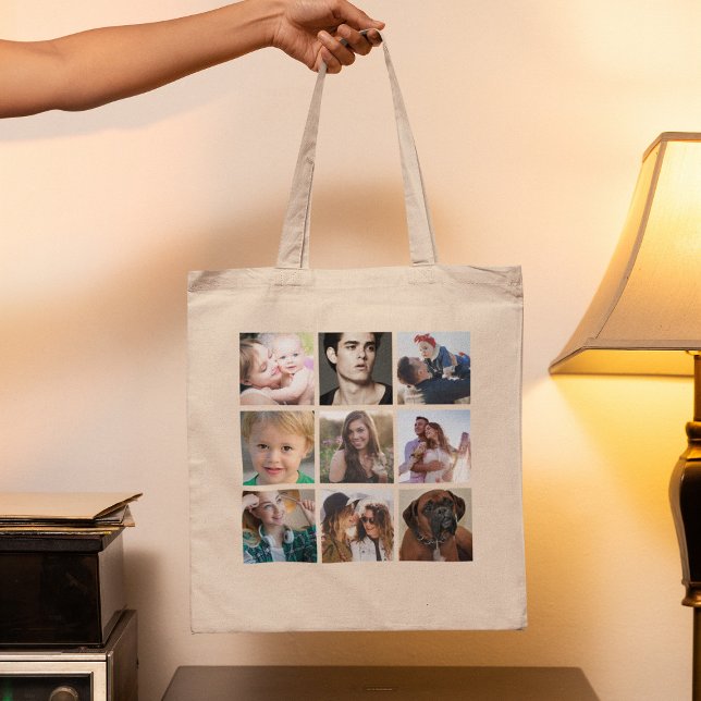 Custom Photo Collage Tote Bag (Creator Uploaded)