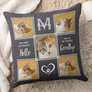 Custom Photo Collage Unique Pet Memorial Cushion