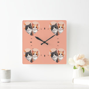 Custom Photo Collage Wall Clock