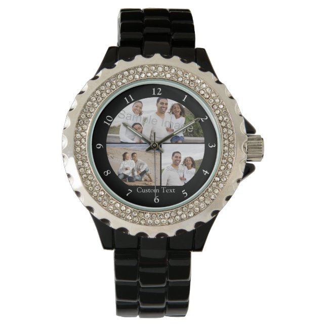 Custom Photo Collage Watch (Front)