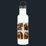 Custom Photo Collage with Square Photos 710 Ml Water Bottle<br><div class="desc">Use your favourite photo or pictures to make a fun keepsake to share with friends.</div>