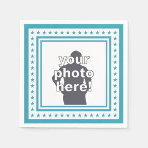 CUSTOM PHOTO & COLOR paper napkins