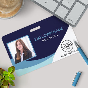 Custom photo corporate employee name tags badge ID badge