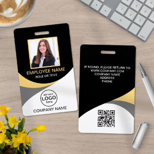 Custom photo corporate employee name tags badge ID badge