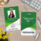 Custom photo corporate employee name tags Green