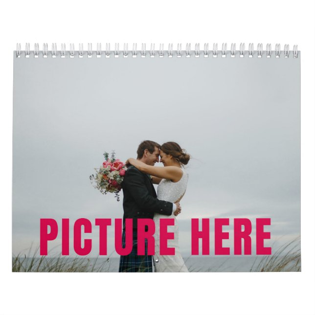 CUSTOM PHOTO COVER REMEMBRANCE PICTURE CALENDAR (Cover)