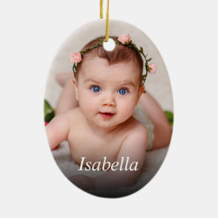 Custom Photo Create Your Own Ceramic Tree Decoration