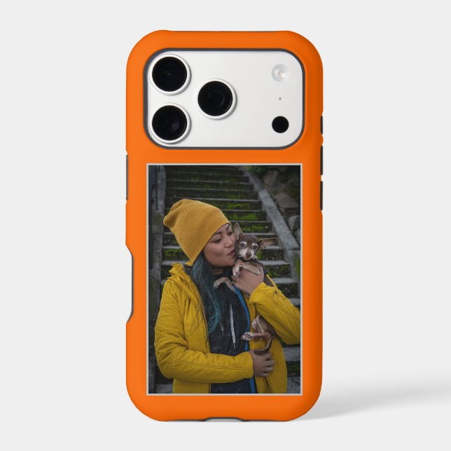 Custom Photo Create Your Own Cosmic Orange (Back)