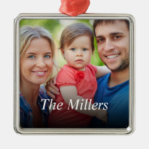 Custom Photo Create Your Own Metal Tree Decoration