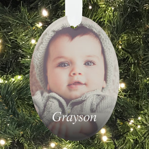 Custom Photo Create Your Own Ornament