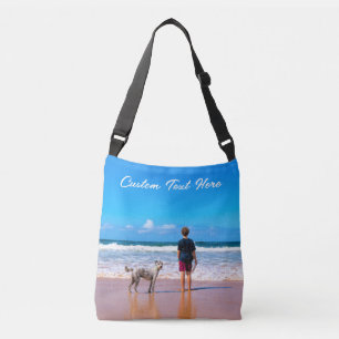 Custom Photo Crossbody Bag Your Photos and Text