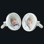 Custom Photo Cufflinks<br><div class="desc">Create your own personalised photo gift by add your own photo,  from your beloved family photo to your adorable pet photo,  to make your design unique.

Please Note: Photos shown on product are sample photos with watermark for presentation purposes only.</div>