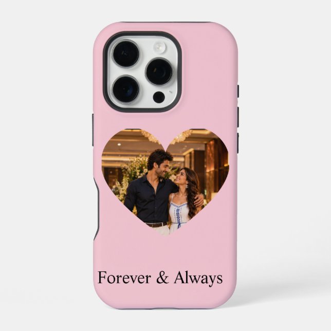 Custom Photo Custom Name iPhone 16 Pro Case Gift (Back)