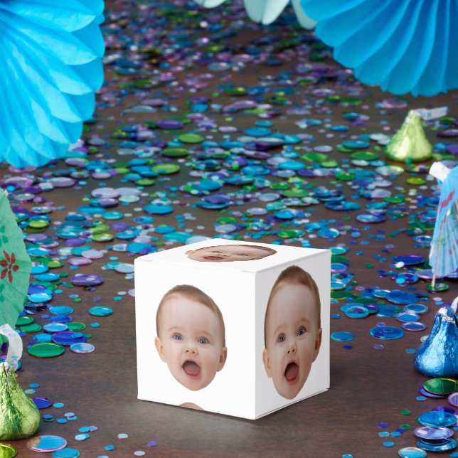 Custom Photo, Custom Photo Face Favour Box (Party)