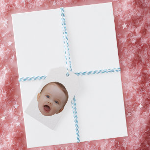 Custom Photo, Custom Photo Face Gift Tags